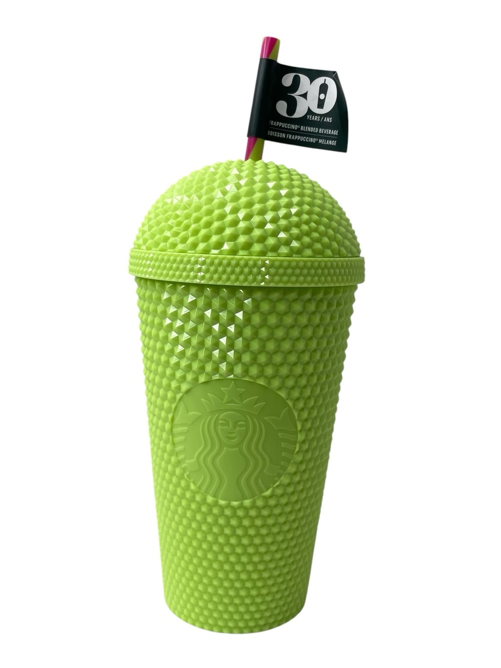 Starbucks Summer 2025 30 Years Of Frappuccino Green Dome Studded Tumbler